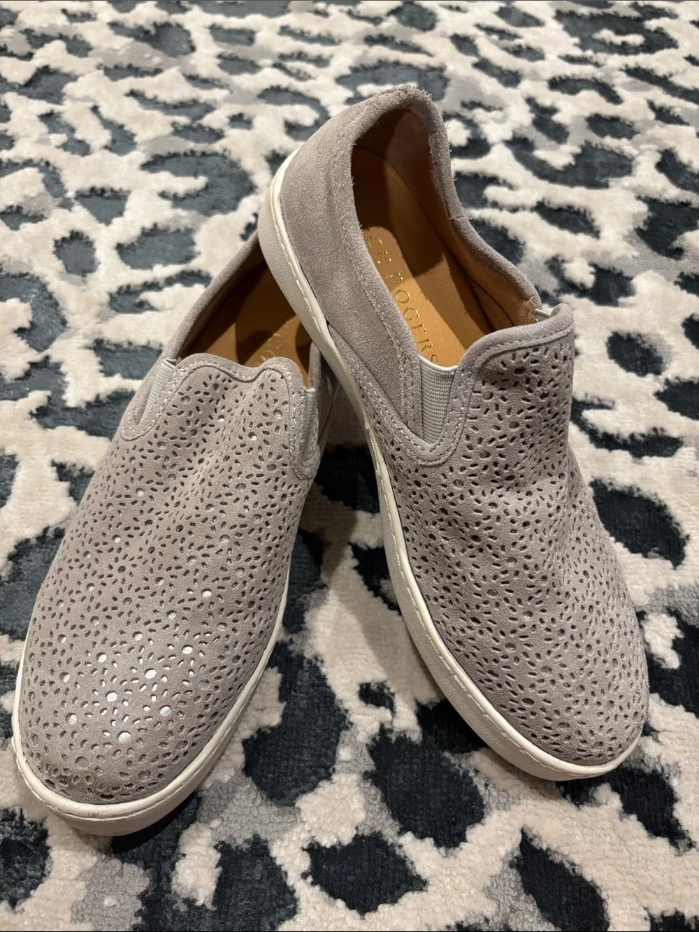 Jack Rogers Grayish Taupe Suede Slip-on Sneaker